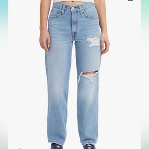 Levi’s 94 Baggy Destroyed Wide Leg Jeans 25